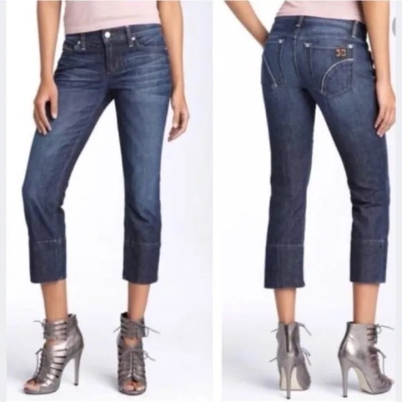 Joes Jeans Socialite The Kicker Cropped Stretch‎ Capri Womens Size 26 - Picture 1 of 6
